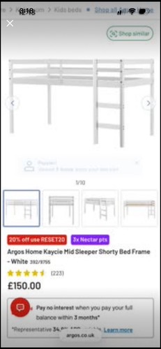 Kaycie mid sleeper - kaycie,