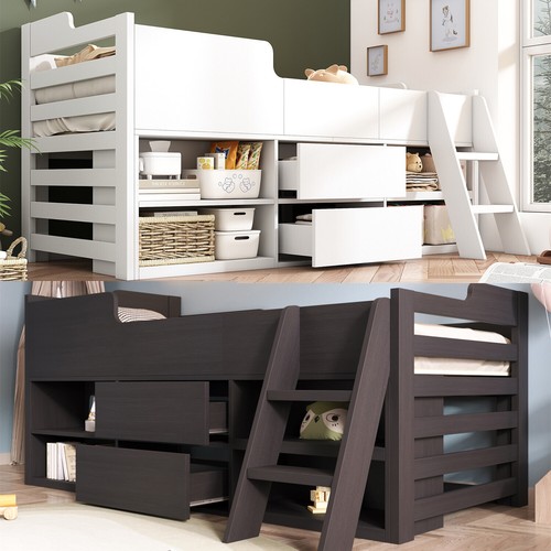 Kids bed mid sleeper - sleeper, wooden