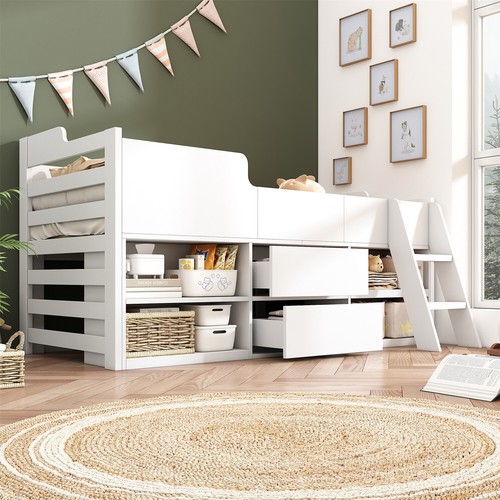 Mid sleeper kids bed - mid,