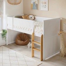 White Mid Sleeper Cabin Bed