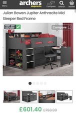 ANTHRACITE GREY MID SLEEPER