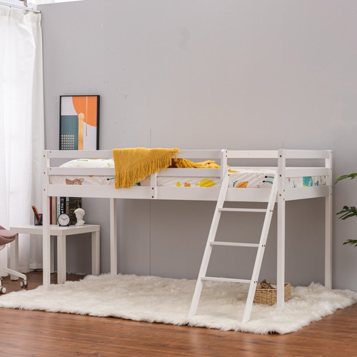 White kid bunk bed mid - white, sleeper